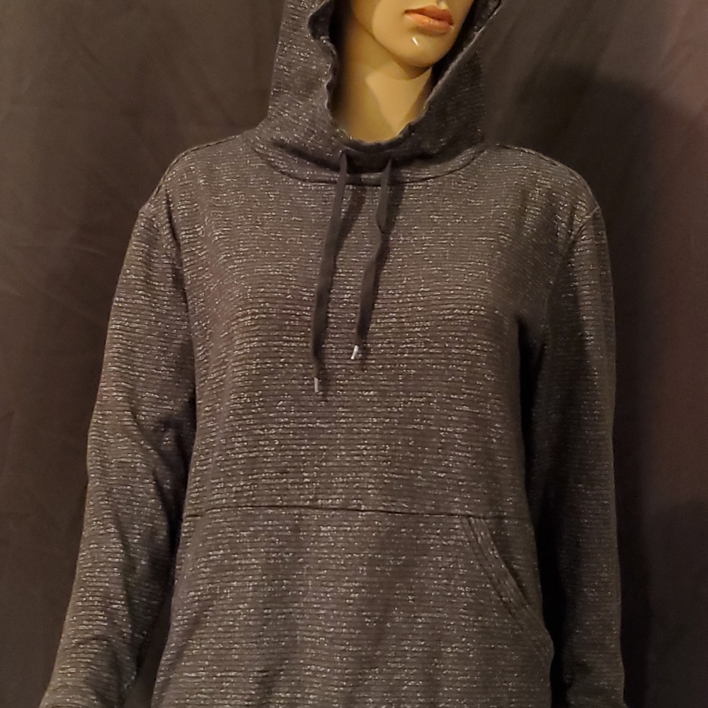 Champion Grey Stripped Hoodie